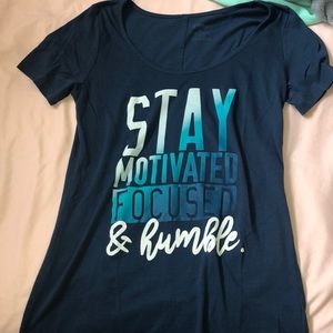 “Stay motivated Focused and Humble” shirt
